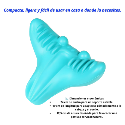 Almohada de masaje cervical portatil