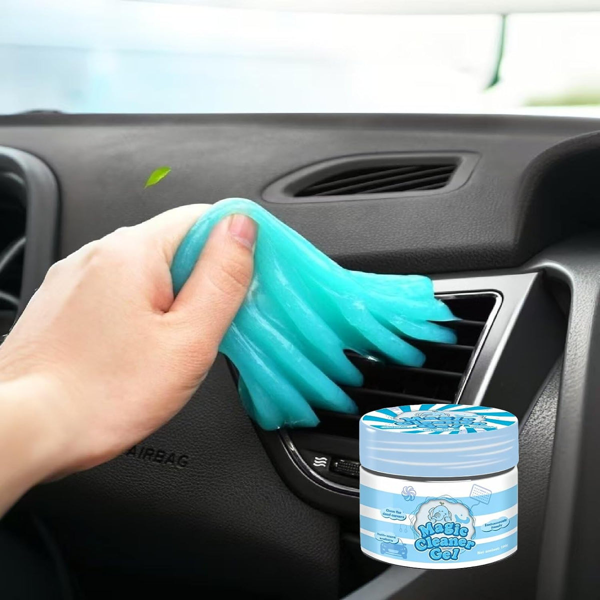 Car Cleaning Gel Dust Cleaning Gel for Car Car Cleaning Gel Putty Reusable,Auto Detailing Tools Accessories,Essential Tools for Car Interior Cleaning.